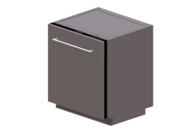3D Electrical Appliances - Built-in dishwasher - Tecno - TD14EX