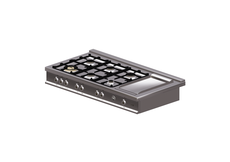 3D Electrical Appliances - Built-in Cooking hob with 6... 3D Electrical Appliances - Built-in Cooking hob with 6...