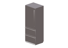 Elettrodomestici 3D - Frigorifero combinato da incasso - Liebherr - HCBS 1561