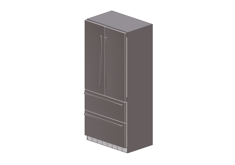 Electroménagers 3D - Réfrigérateur combiné encastrable -... Electroménagers 3D - Réfrigérateur combiné encastrable -...