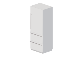 3D Haushaltger&auml;te - Kombinierter Einbauk&uuml;hlschrank - Liebherr - HCBS 1560