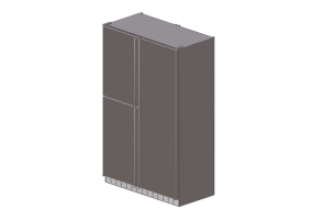 Electrodomésticos 3D - Frigorífico combinado empotrado - Liebherr - SBS 242
