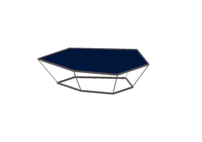 3D Tisch - Lackierter Holztisch - Luazzu - 500627