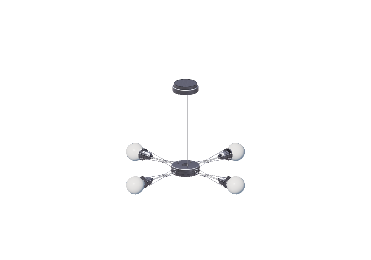 Lámpara colgante 3D - Lámpara 50cm – Lumina – Matrix Cuatro... Lámpara colgante 3D - Lámpara 50cm – Lumina – Matrix Cuatro...