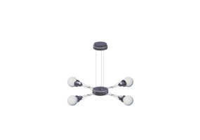 L&acirc;mpada pingente 3D - Lumin&aacute;ria 50cm &ndash; Lumina &ndash; Matrix Quatro
