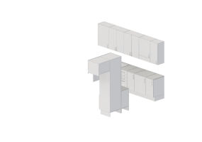 3D K&uuml;chen - Eingerichtete K&uuml;che - Marbodal