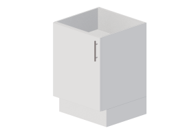 Armoires inf&eacute;rieures 3D - Base lavabo en bois laqu&eacute; - Marbodal - Aspekt - 2026060