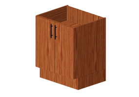 3D Unterschr&auml;nke - Sp&uuml;lenunterschrank aus Holz - Marbodal - Arkitekt Plus - 2026070