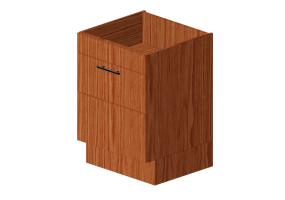 3D Unterschr&auml;nke - Sp&uuml;lenunterschrank aus Holz - Marbodal - Arkitekt Plus - 2025060