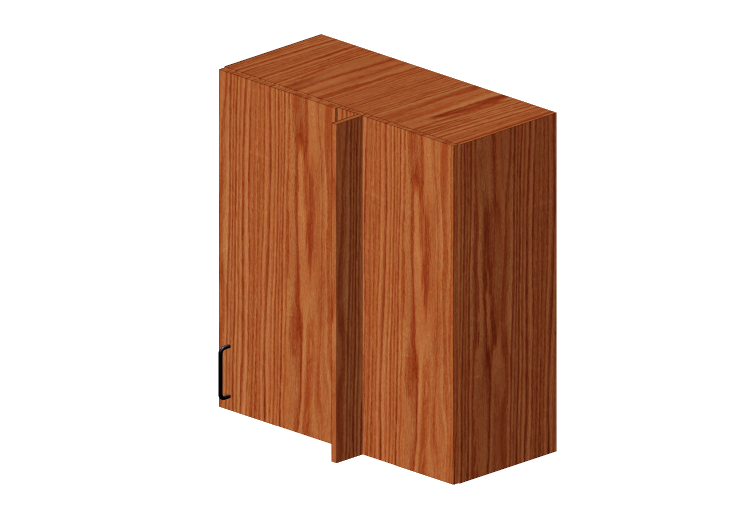 Pensili 3D - Pensile ad angolo in legno - Marbodal -... Pensili 3D - Pensile ad angolo in legno - Marbodal -...