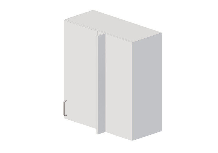 3D Hanging cabinets - Corner wall unit in lacquered wood -... 3D Hanging cabinets - Corner wall unit in lacquered wood -...
