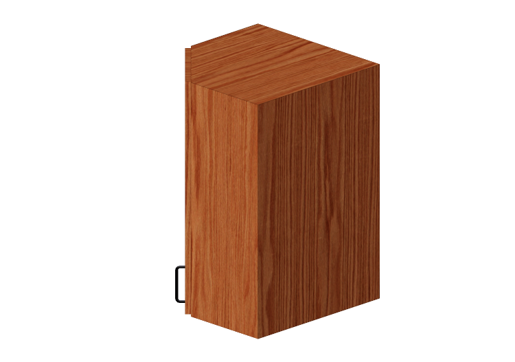 Armoires supérieures 3D - Meuble haut d'angle en bois -... Armoires supérieures 3D - Meuble haut d'angle en bois -...