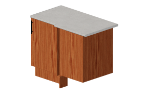 Meubles 3D - Meuble d'angle en bois - Marbodal - Arkitekt Plus - 2076110