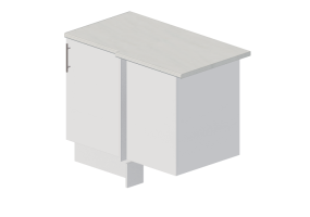 Meubles 3D - Meuble d'angle en bois laqu&eacute; - Marbodal - Aspekt - 2076110