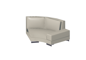 Chairs and Sofas 3D - Modular leather sofa corner section - Giulio Marelli - Albert 9AB104DX