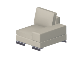 Chairs and Sofas 3D - Modular leather sofa - Giulio Marelli - Albert 9AB401DX