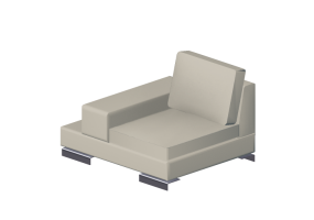 Chairs and Sofas 3D - Modular leather sofa - Giulio Marelli - Albert 9AB301SX