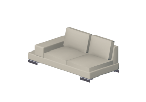 Chairs and Sofas 3D - Modular leather sofa - Giulio Marelli - Albert 9AB203SX