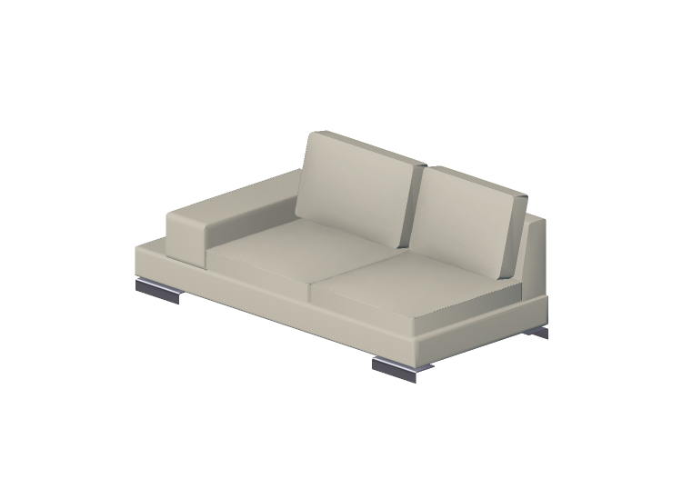 Sofás 3D - Sofá modular de couro - Junlio Marelli - Albert... Sofás 3D - Sofá modular de couro - Junlio Marelli - Albert...