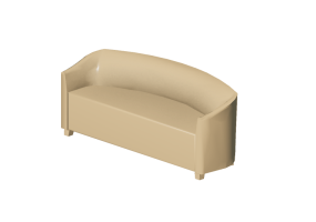 Chairs and Sofas 3D - 2 seater leather sofa - Giulio Marelli - Alice 9AC303