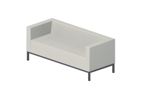 Chairs and Sofas 3D - 2 seater leather sofa - Giulio Marelli - Ascot 9AS203