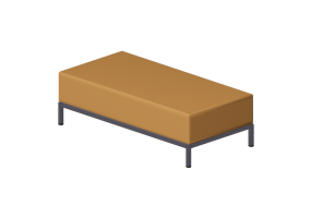 Divans 3D - Pouf en cuir - Giulio Marelli - Ascot comp 9AS107