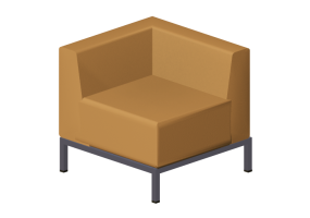3D Sessel und Sofas - Modularer Ecksessel aus Leder - Giulio Marelli - Ascot comp 9AS112