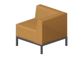 3D Sessel und Sofas - Modularer Ecksessel aus Leder - Giulio Marelli - Ascot comp 9AS113