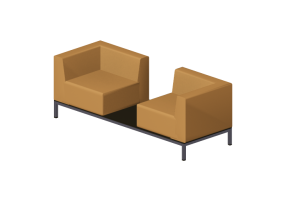 Chairs and Sofas 3D - Modular leather sofa - Giulio Marelli - Ascot comp 9AS114