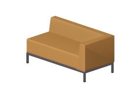 3D Sessel und Sofas - Ledersofa modular mit Zwischenelement - Giulio Marelli - Ascot comp 9AS206X