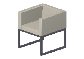 3D Sessel und Sofas - Ledersessel - Giulio Marelli - Ascot Mini 9AS501X