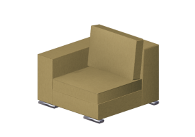 Chairs and Sofas 3D - Modular upholstered leather sofa - Giulio Marelli &ndash; Park 9PA205