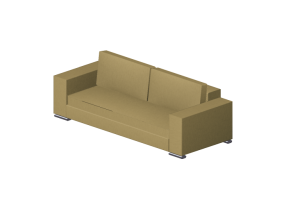 3D Sessel und Sofas - Ledersofa Zweisitzer - Giulio Marelli &ndash; Park 9PA301