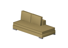 Chairs and Sofas 3D - Leather sofa - Giulio Marelli &ndash; Park 9PA305