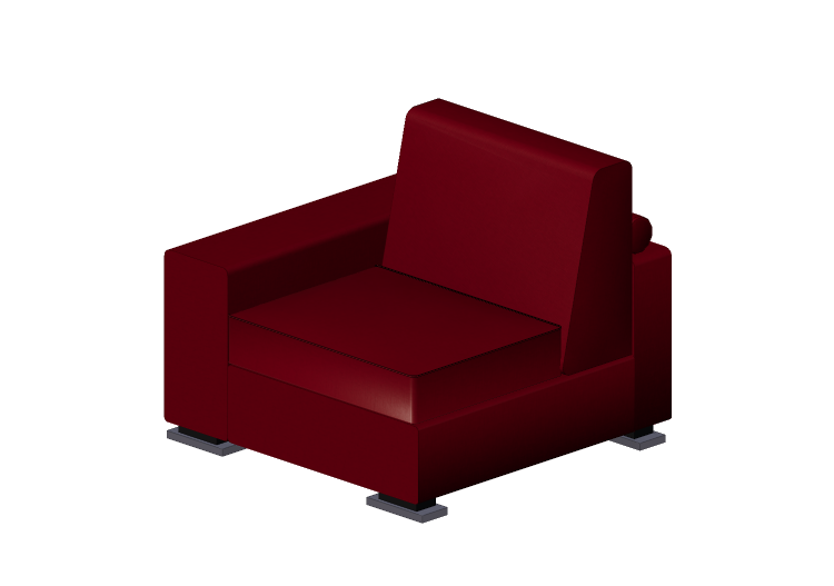 Sofás 3D - Sofá modular de couro - Giulio Marelli – Plus... Sofás 3D - Sofá modular de couro - Giulio Marelli – Plus...