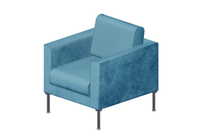 Chairs and Sofas 3D - Leather sofa - Giulio Marelli &ndash; Cubic 9CX101
