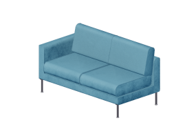 Sof&aacute;s 3D - Modular upholstered leather sofa - Junlio Marelli &ndash; Cubic 9CX206