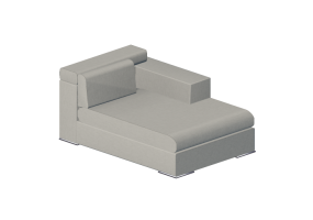 Sof&aacute;s 3D - Sof&aacute; modular de couro - Junlio Marelli &ndash; Richmond 9RH103