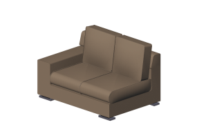 Chairs and Sofas 3D - Leather modular Sofa - Giulio Marelli &ndash; Rolly 9RL207