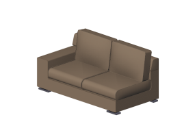 Chairs and Sofas 3D - Leather modular Sofa - Giulio Marelli &ndash; Rolly 9RL209
