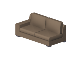 Chairs and Sofas 3D - Leather modular Sofa - Giulio Marelli &ndash; Rolly 9RL210