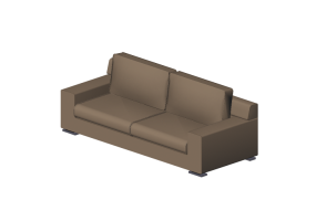 Chairs and Sofas 3D - Leather modular Sofa - Giulio Marelli &ndash; Rolly 9RL305