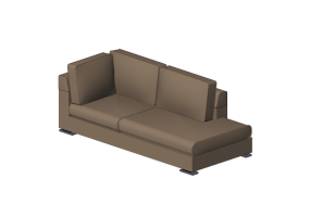 Chairs and Sofas 3D - Leather modular Sofa - Giulio Marelli &ndash; Rolly 9RL309