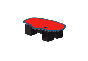 Tables 3D - Table en r&eacute;sine - Meritalia - Tablene