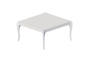 Tables 3D - Table en bois laqu&eacute; - Meritalia - Resole