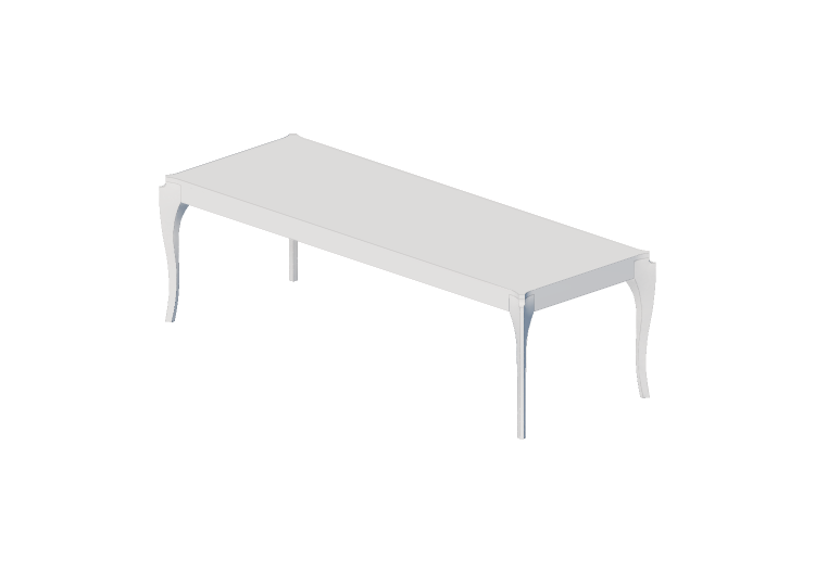 Mesas 3D - Mesa de madeira envernizada - Meritalia - Resole... Mesas 3D - Mesa de madeira envernizada - Meritalia - Resole...