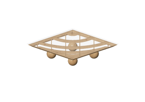 Mesas 3D - Mesa de vidrio - Meritalia - Opera