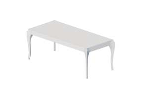 Mesas 3D - Mesa de madera lacada - Meritalia - Resole
