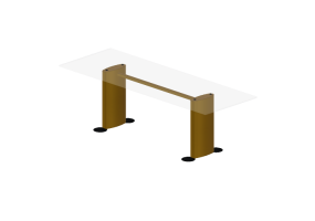3D Tisch - Kristall-Tisch - Meritalia - Auriga