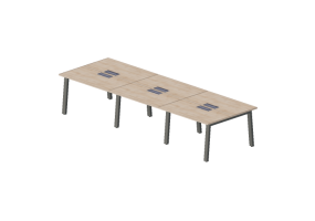 Bureaux 3D - Table de bureau - Modernform - Zynergy - ZY3612F34